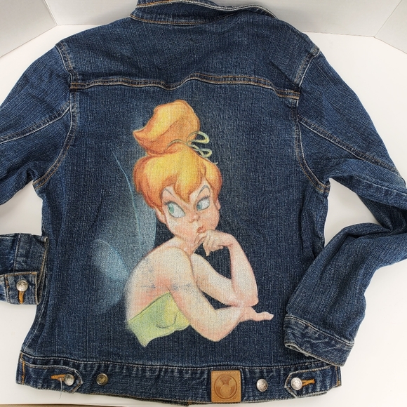 Disney Jackets & Coats Disney Tinkerbell Jean Jacket Xs Poshmark